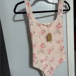 Floral Pink bodysuit